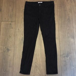 Refuge black suede pants